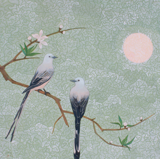 [Flowers ang Birds]Acrylic on Linen,50X60cm